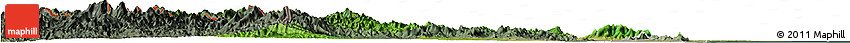 Satellite Horizon Map of Phetcha Buri, semi-desaturated