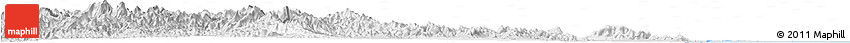 Silver Style Horizon Map of Phetcha Buri