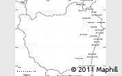 Blank Simple Map of Phetcha Buri
