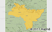 Savanna Style Map of Prachin Buri