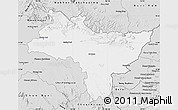 Silver Style Map of Prachin Buri