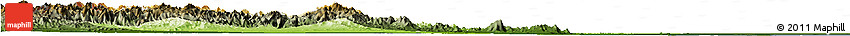 Physical Horizon Map of Ratchaburi, darken