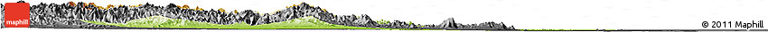 Physical Horizon Map of Ratchaburi, darken, desaturated