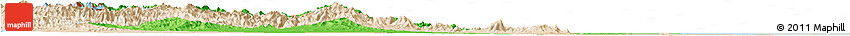 Political Horizon Map of Ratchaburi, lighten