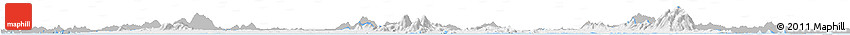 Gray Horizon Map of Rayong, single color outside