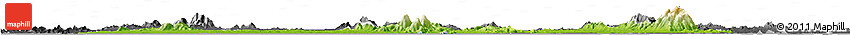Physical Horizon Map of Rayong, darken, desaturated