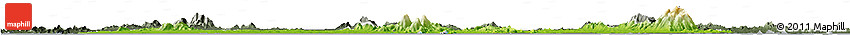 Physical Horizon Map of Rayong, darken, semi-desaturated