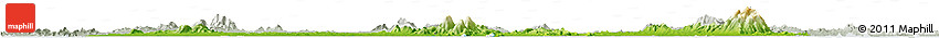 Physical Horizon Map of Rayong, lighten, semi-desaturated