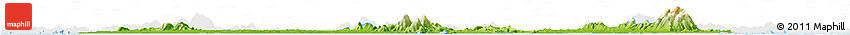 Physical Horizon Map of Rayong, single color outside