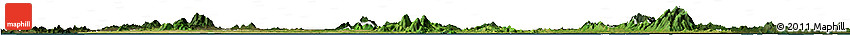 Satellite Horizon Map of Rayong, darken