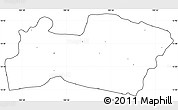 Blank Simple Map of Samut Prakan, cropped outside, no labels
