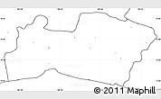 Blank Simple Map of Samut Prakan, no labels