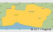 Savanna Style Simple Map of Samut Prakan