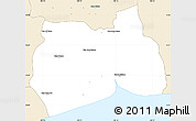 Classic Style Simple Map of Samut Sakhon
