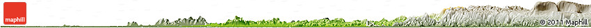 Physical Horizon Map of Sara Buri, semi-desaturated