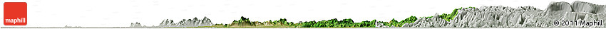 Satellite Horizon Map of Sara Buri, lighten, semi-desaturated