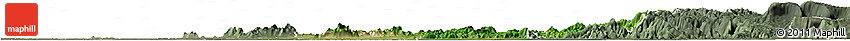 Satellite Horizon Map of Sara Buri, semi-desaturated
