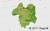 Satellite Map of Sara Buri, single color outside