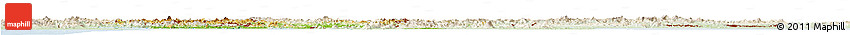 Physical Horizon Map of Thailand, lighten