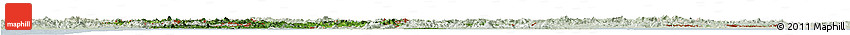 Satellite Horizon Map of Thailand, lighten