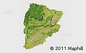 Satellite 3D Map of Chaiyaphum, cropped outside