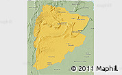 Savanna Style 3D Map of Chaiyaphum