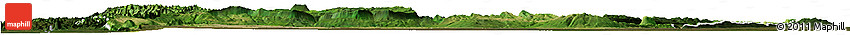 Satellite Horizon Map of Chaiyaphum, darken