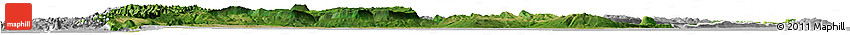 Satellite Horizon Map of Chaiyaphum, lighten, desaturated