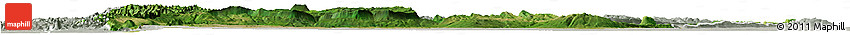 Satellite Horizon Map of Chaiyaphum, lighten, semi-desaturated