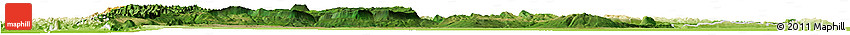 Satellite Horizon Map of Chaiyaphum, physical outside