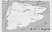 Gray Panoramic Map of Chaiyaphum