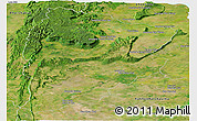 Satellite Panoramic Map of Chaiyaphum
