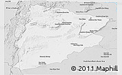 Silver Style Panoramic Map of Chaiyaphum