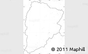 Blank Simple Map of Chaiyaphum, no labels
