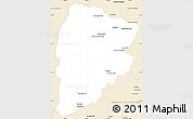 Classic Style Simple Map of Chaiyaphum