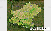 Satellite 3D Map of Nakhon Ratchasima, darken