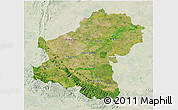 Satellite 3D Map of Nakhon Ratchasima, lighten