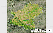 Satellite 3D Map of Nakhon Ratchasima, semi-desaturated