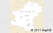 Classic Style Simple Map of Nakhon Ratchasima, single color outside