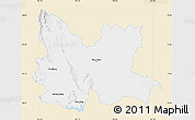 Classic Style Map of Udon Thani, single color outside