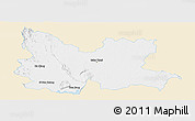 Classic Style Panoramic Map of Udon Thani, single color outside
