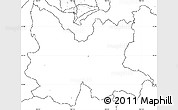 Blank Simple Map of Udon Thani, no labels