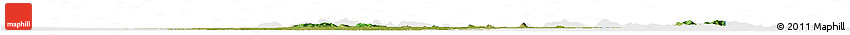 Satellite Horizon Map of Yasothon, single color outside