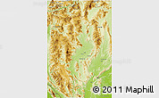 Physical 3D Map of Chiang Mai