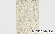 Shaded Relief 3D Map of Chiang Mai