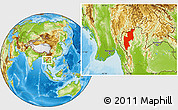 Physical Location Map of Chiang Mai