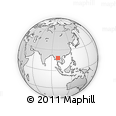 Outline Map of Lampang