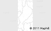 Blank Simple Map of Lampang, no labels
