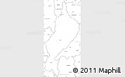 Blank Simple Map of Lampang