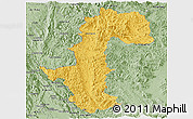 Savanna Style Panoramic Map of Mae Hong Son